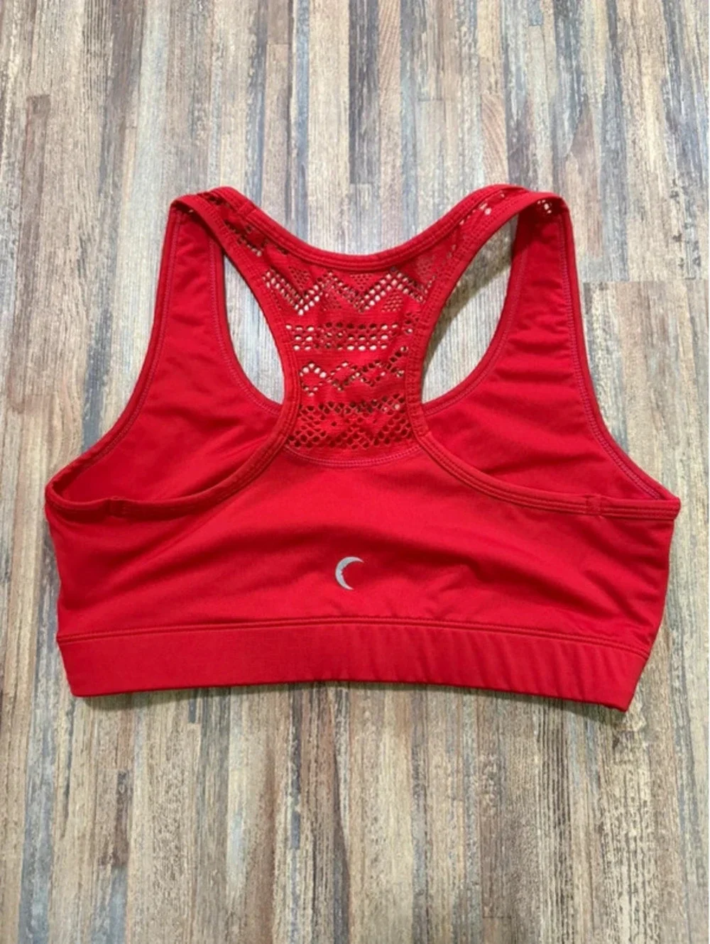 Zyia active sports bra size medium  bright red